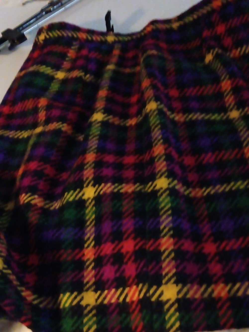 Gucci Multicolor Tartan A-Line Mini Skirt - Picture 4 of 5